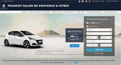 Desktop Screenshot of peugeot-salondeprovence.fr